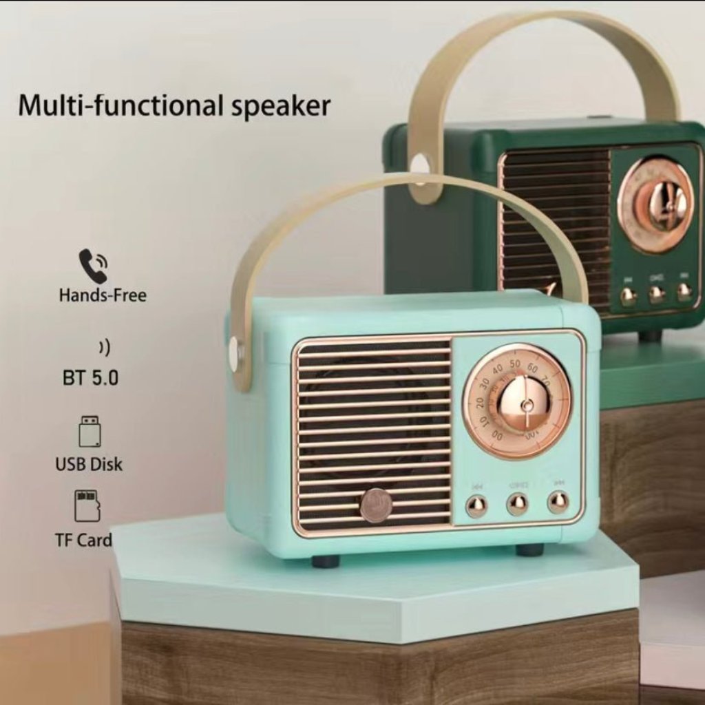 Retro Vintage Wireless Speaker -  Trendy Vendy LA
