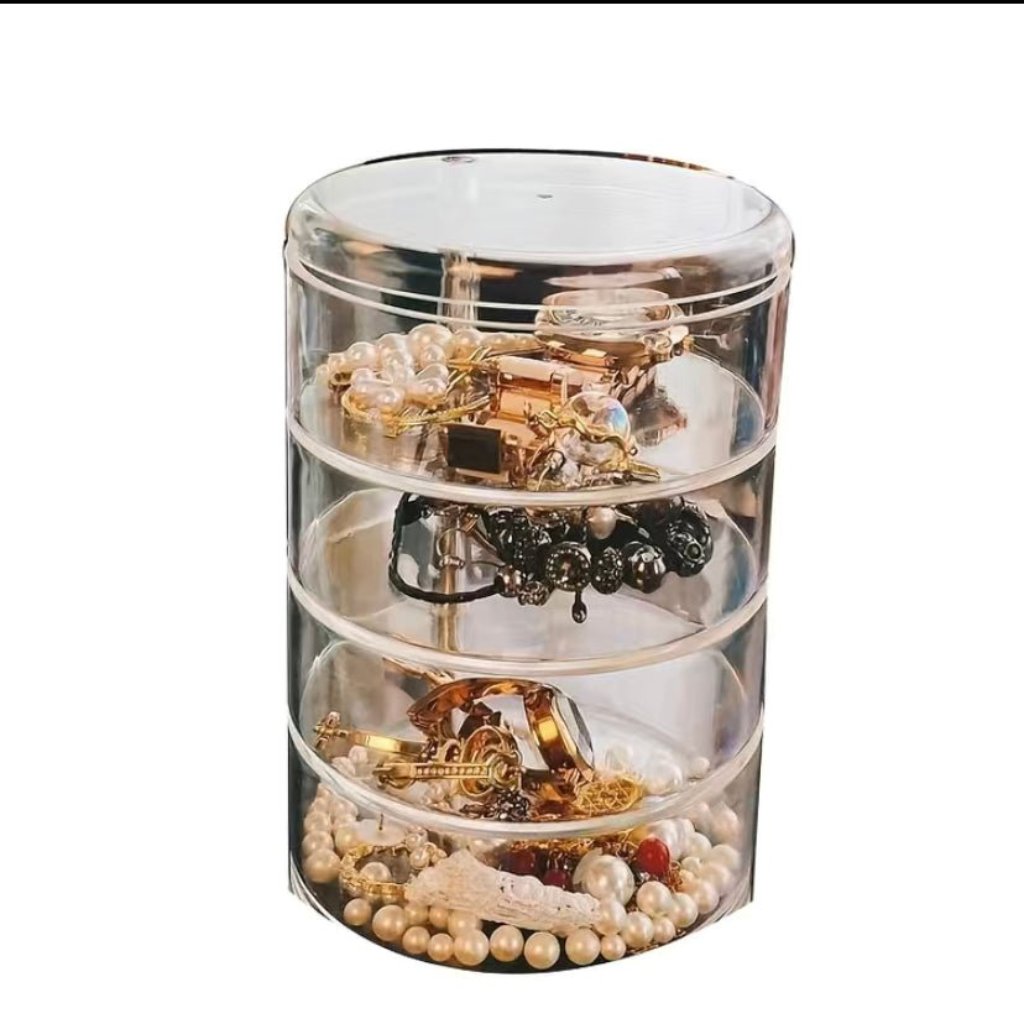 Rotating Jewelry Storage Box -  Trendy Vendy LA